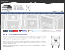 Tablet Screenshot of jordisonido.com